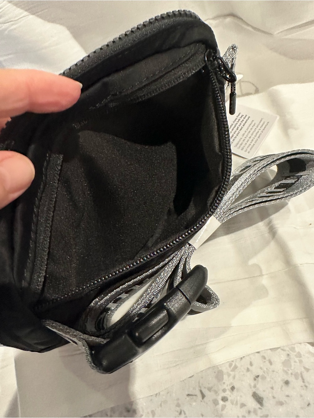 Lululemon Black Logo Belt Bag - Picture 6 of 7